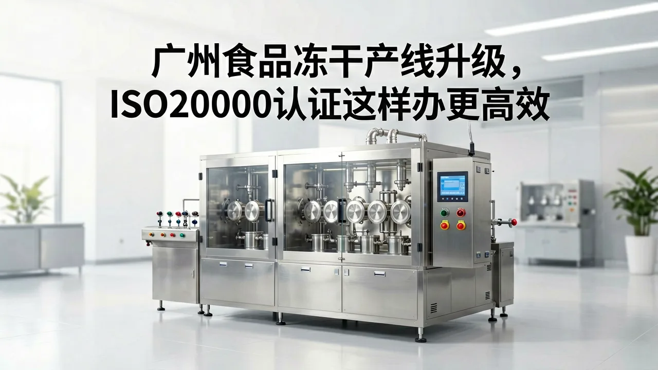 广州食品冻干产线升级，ISO20000认证这样办更高效